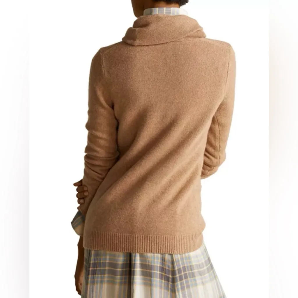 Polo Ralph Lauren Cashmere Cowl Turtleneck Sweater, Size L, NEW - Image 2