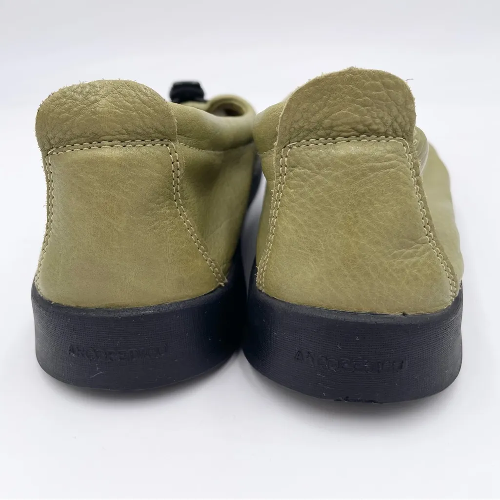 Arcopedico Women's Queen II Slip On Leather Shoes EU Size 41 Olive Green Comfort - Image 9
