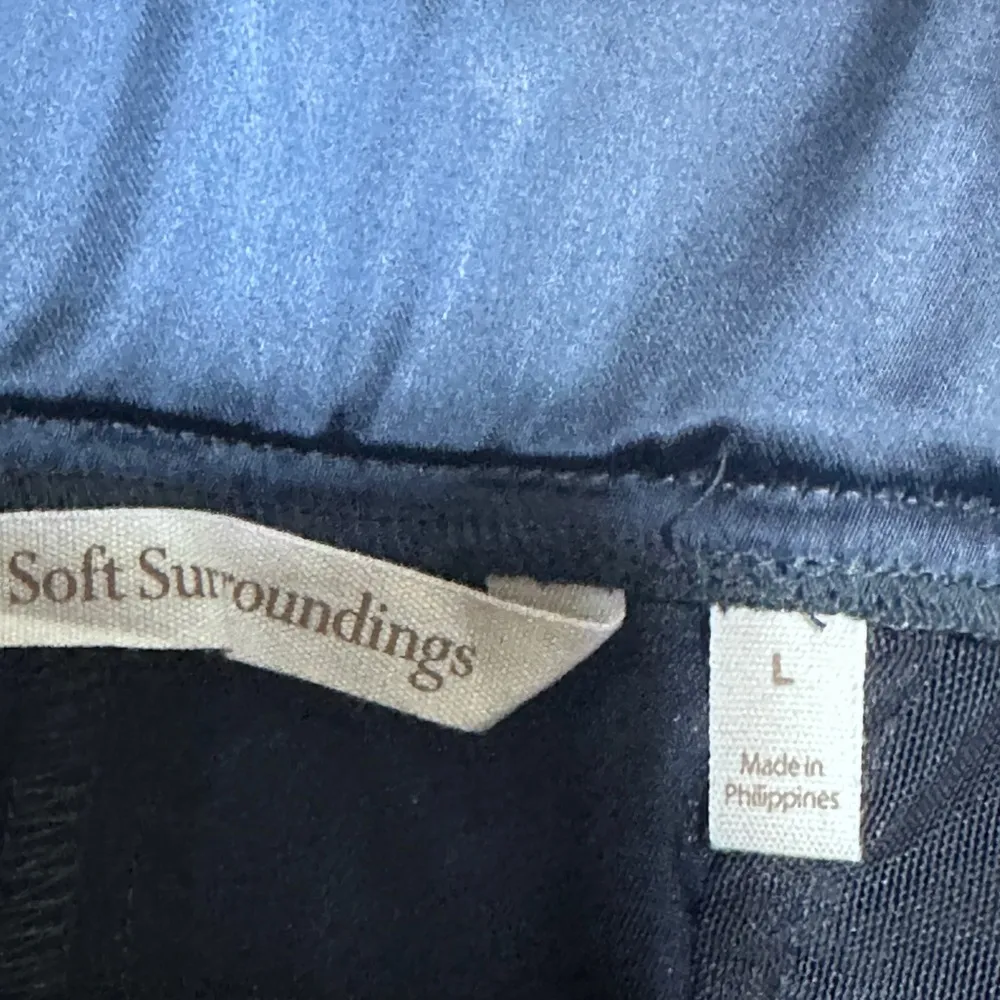 Soft Surroundings Chameleon Blue Skinny Ankle Pant NWT Large Navy To Black 14-16 - Image 14