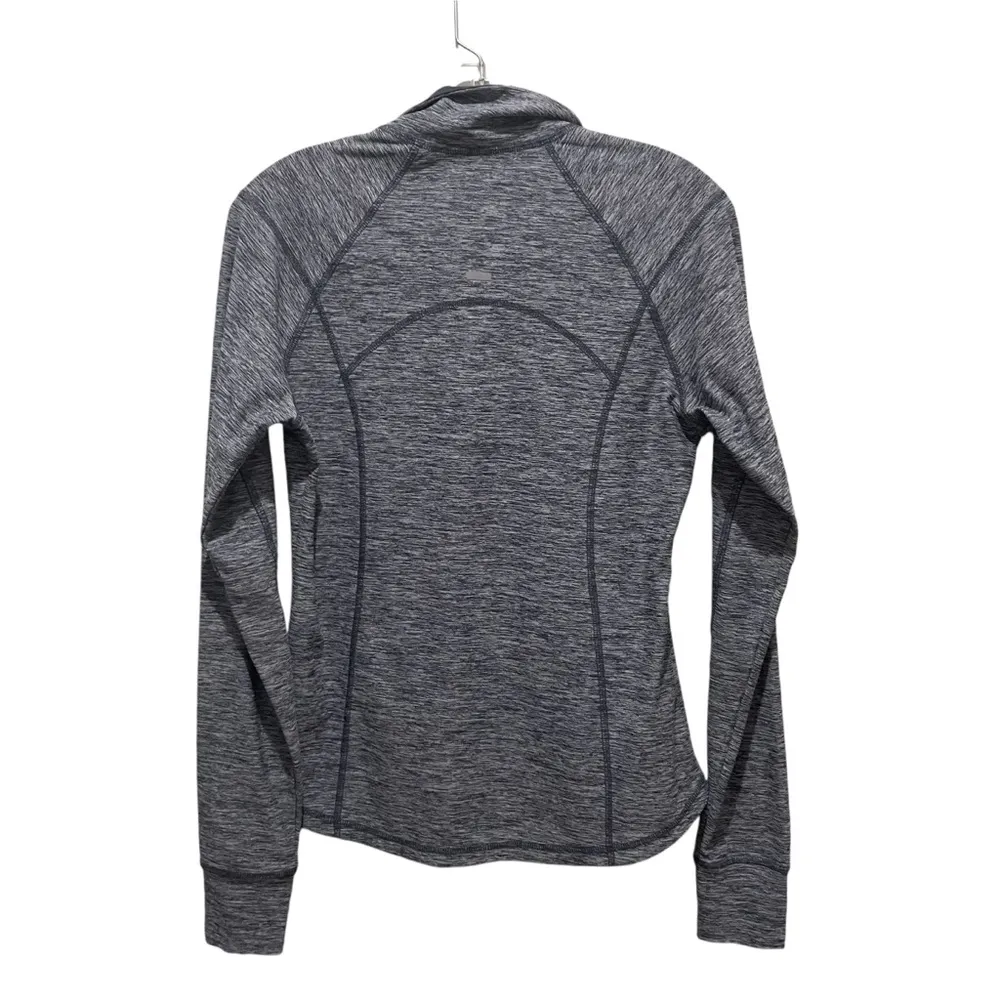 Old Navy Active Quarter Zip Long Sleeve Pullover Top Grey Size Smalll - Image 6