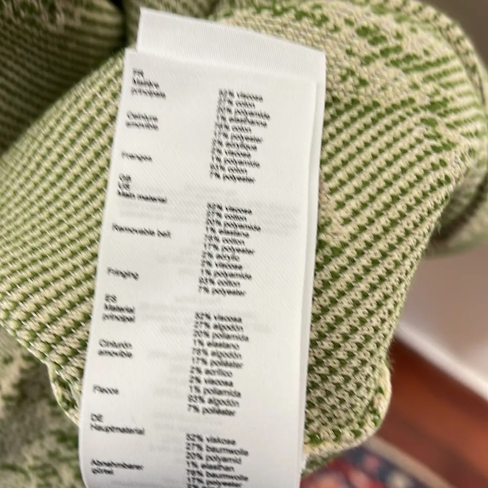 Maje ‎ Imprime Aloha Beige Belted Cardigan Jacket sz 2 SMALL - Image 11