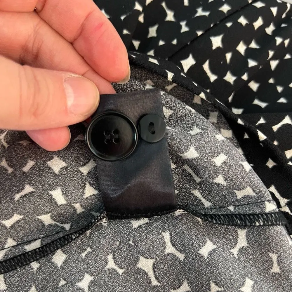 NIC and ZOE Dusk Print Double-Breasted Blazer Dress size xs - Image 11