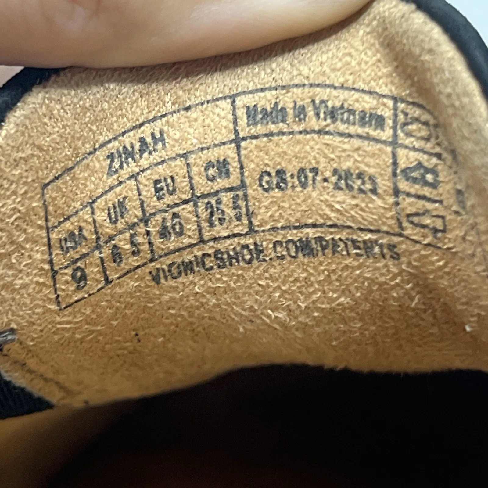 Vionic Zinah Womens Black Leather Nubuck Slip On Sneaker Size 9 Casual Shoe - Image 12