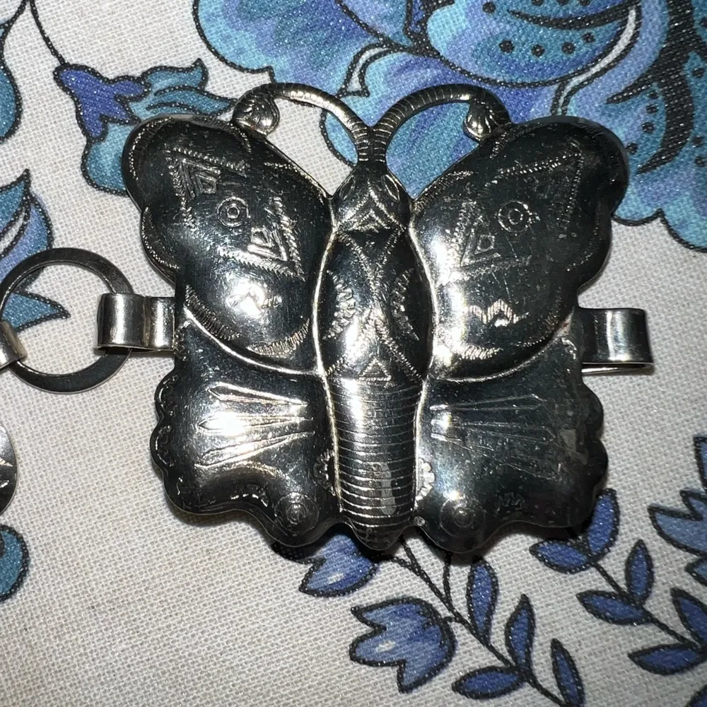 Darling Vintage 1970s NPC Fashions Butterfly Belt Dress! Red Size 14 - Image 7