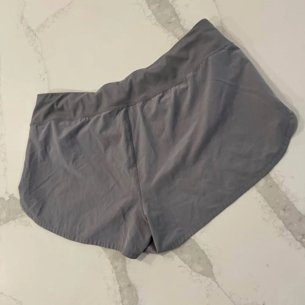 MTA Sport Activewear Pull On Running Shorts Women's XL Gray Workout Athleisure - Image 5