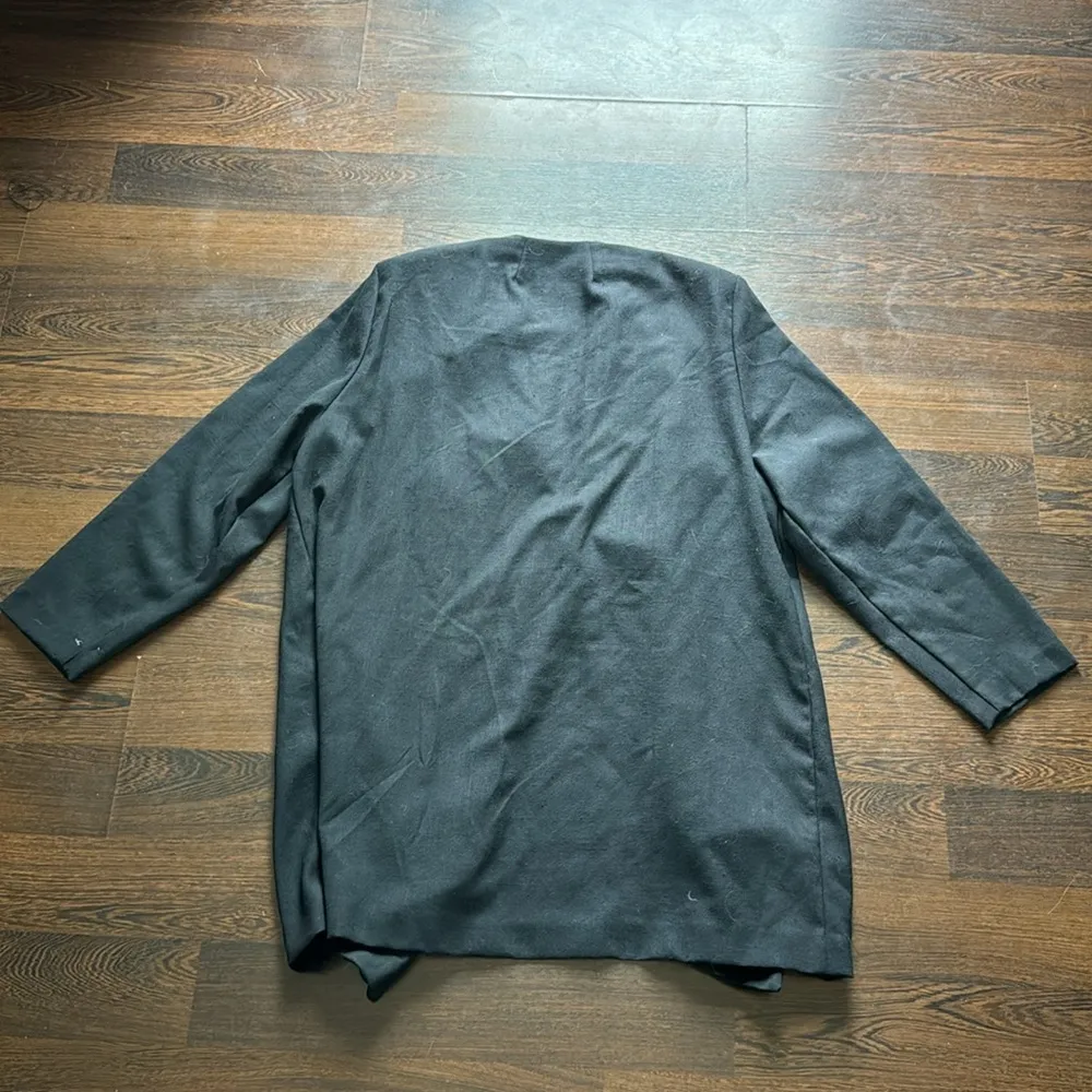 Jessica Howard Woman Knee Length Blazer Black 16 - Image 4