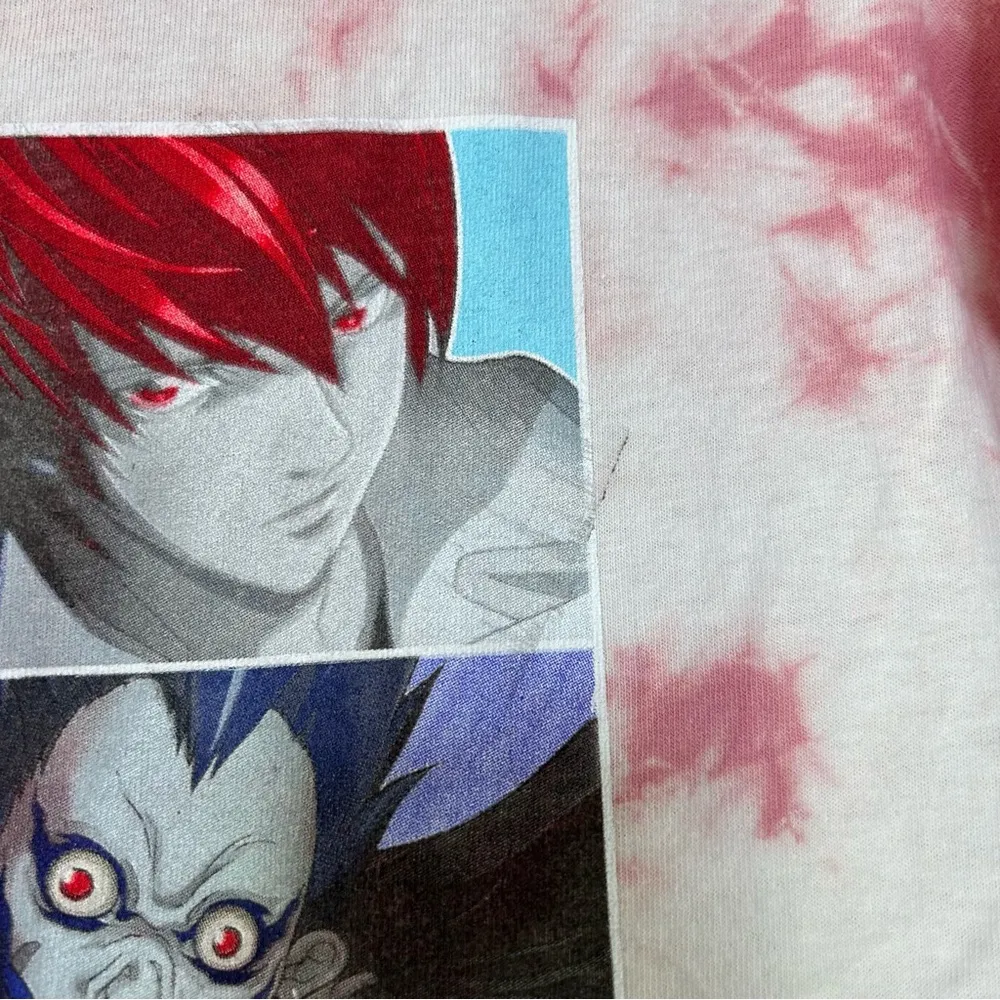 Death Note Panels Pink Tie Dye T - Image 9