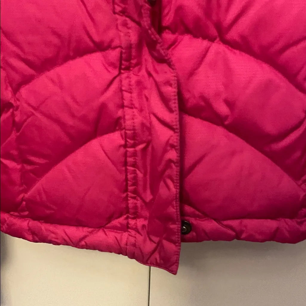 Lands' End Deep Red Hooded Jacket - Image 5