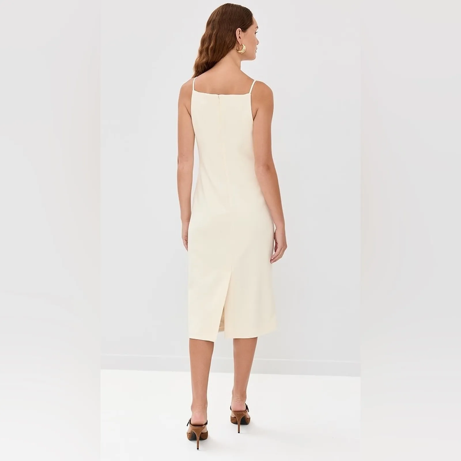 Staud Una Dress in Ecru M - Image 9