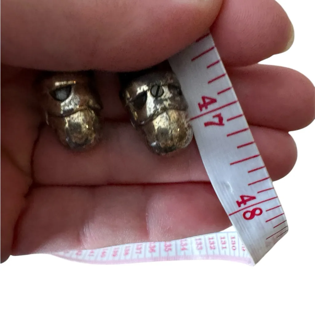 Taiwan R.O.C 1994 Vintage‎ Braided Leather Silver Headwear Belt Adjustable Used Black - Image 5