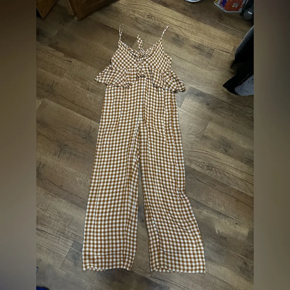 Saylor Gingham Jumpsuit - Image 6