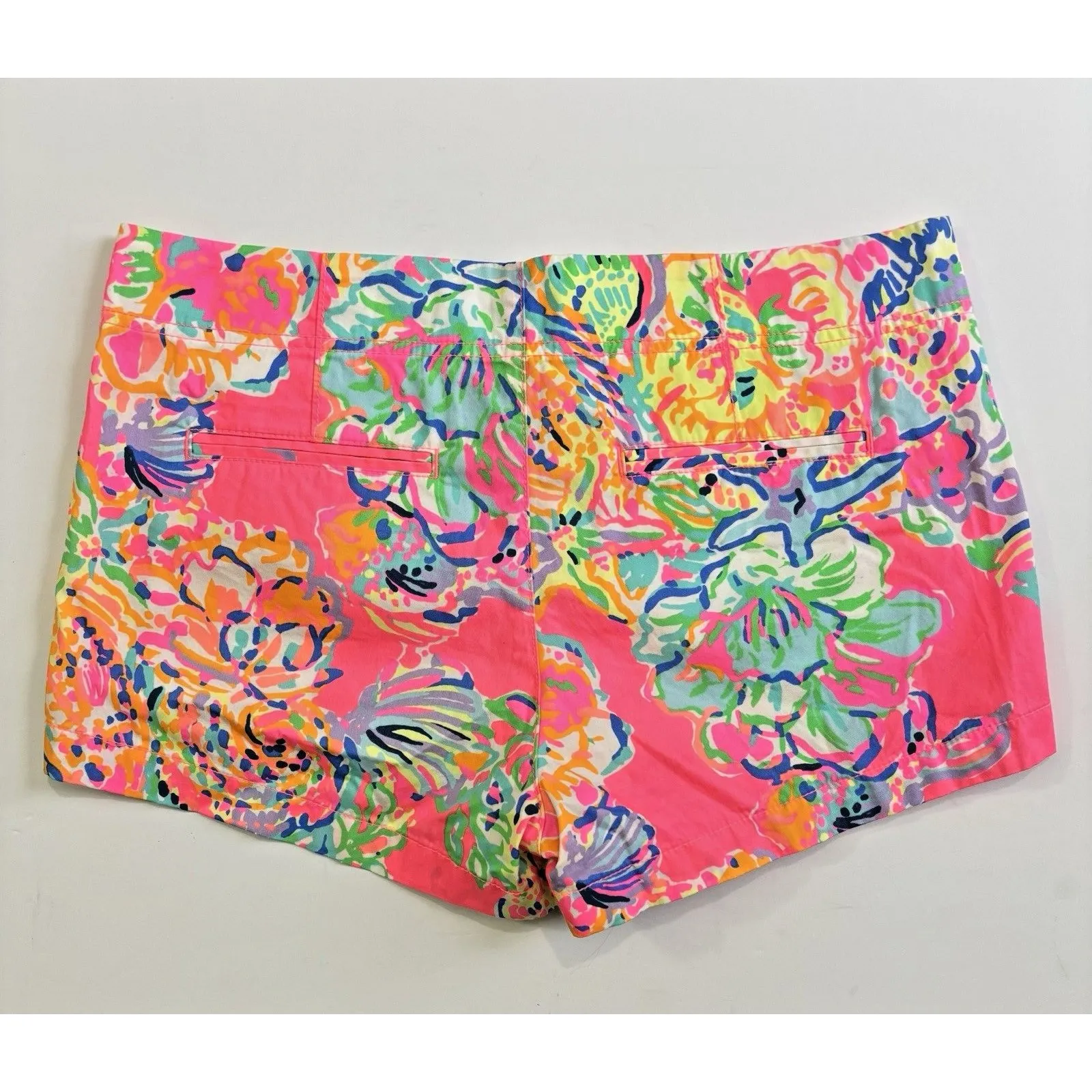 Lilly Pulitzer The Kerrie Shorts Women's Size 8 NEW Coral Reef Island Seacret - Image 2