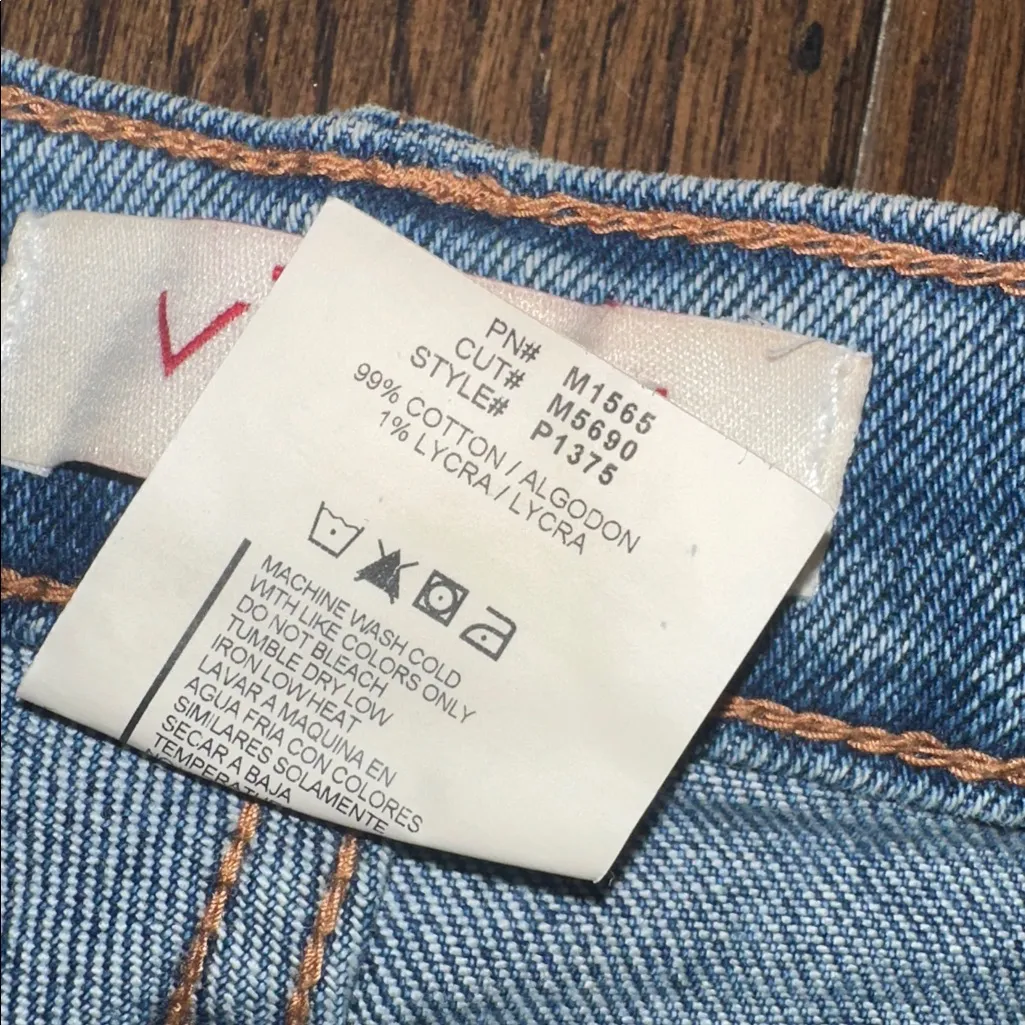 VIBRANT Jeans size 27 distressed Blue - Image 4
