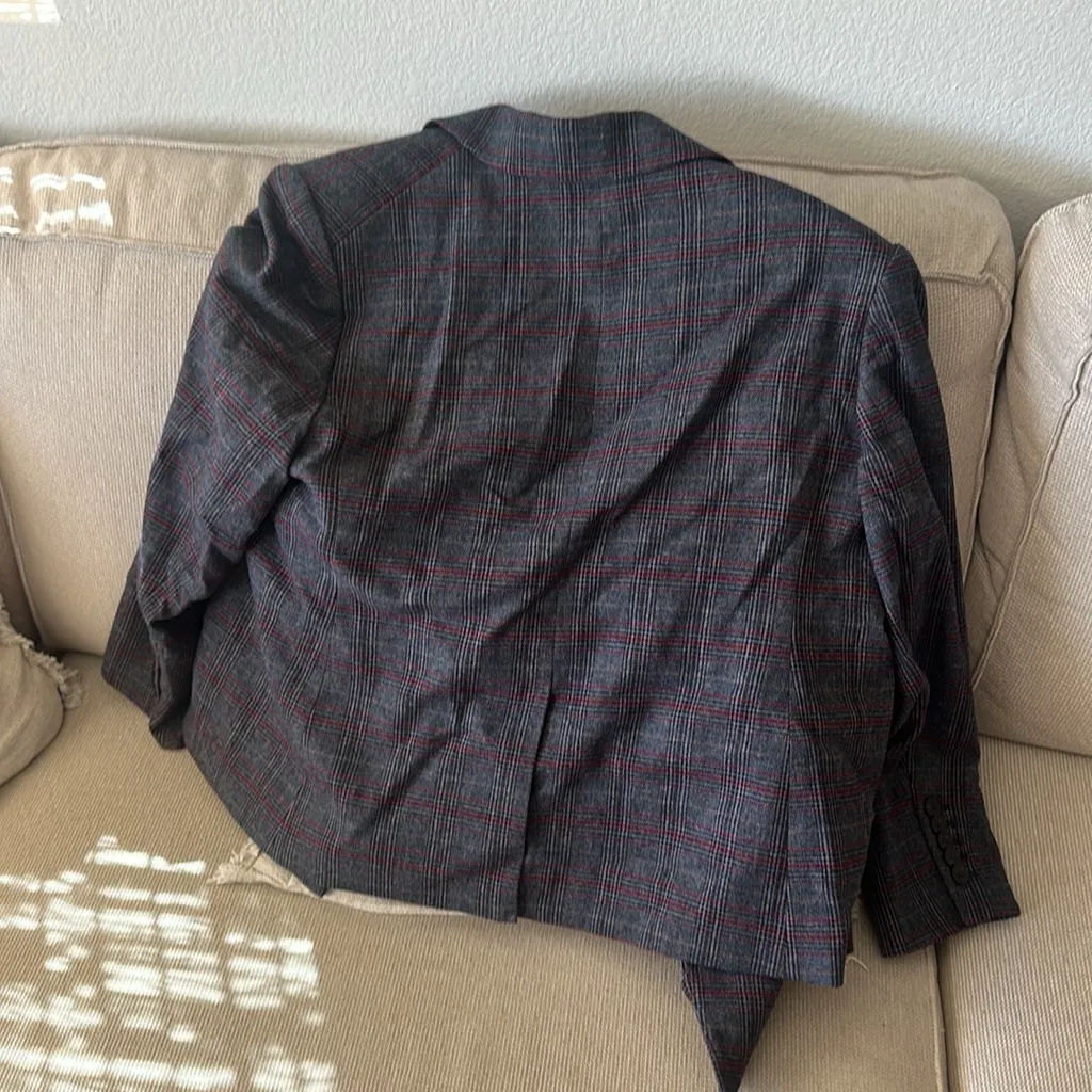 Veronica Beard Lawrence Dickey Plaid Blazer Jacket size 18 (2XL) NWT - Image 7