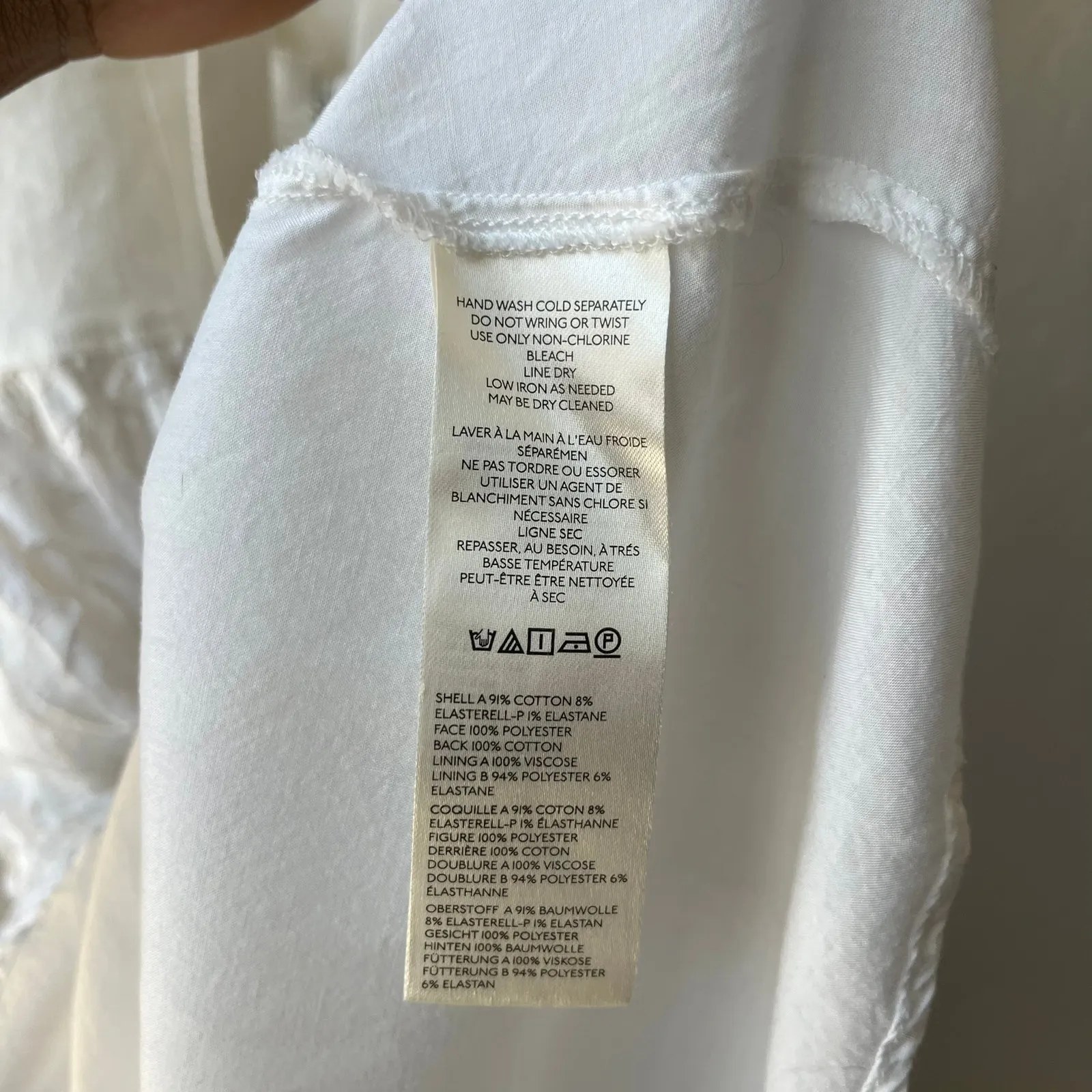 Pilcro Anthropologie Ivory White Sleeveless‎ Drop-Waist Lace Midi Dress Size 4 - Image 9