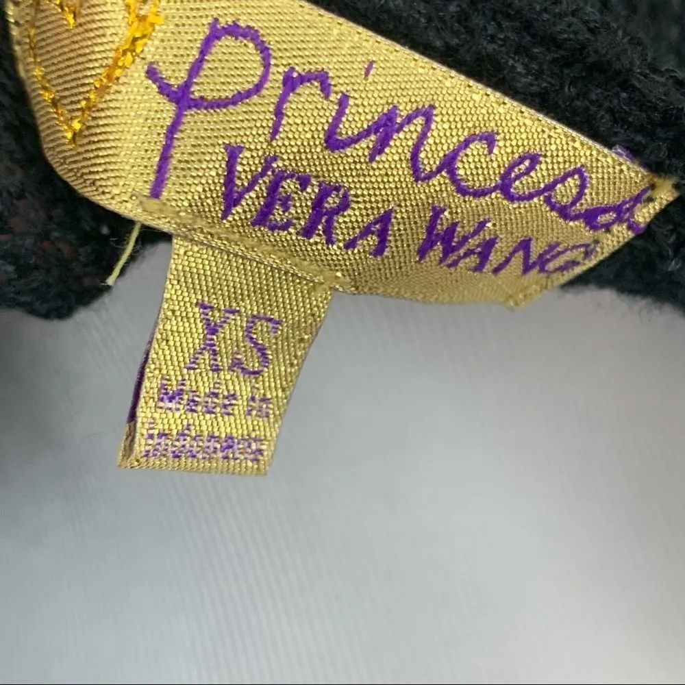 Vera Wang  Princess black dolman sleeve open cardigan duster sweater - Image 5