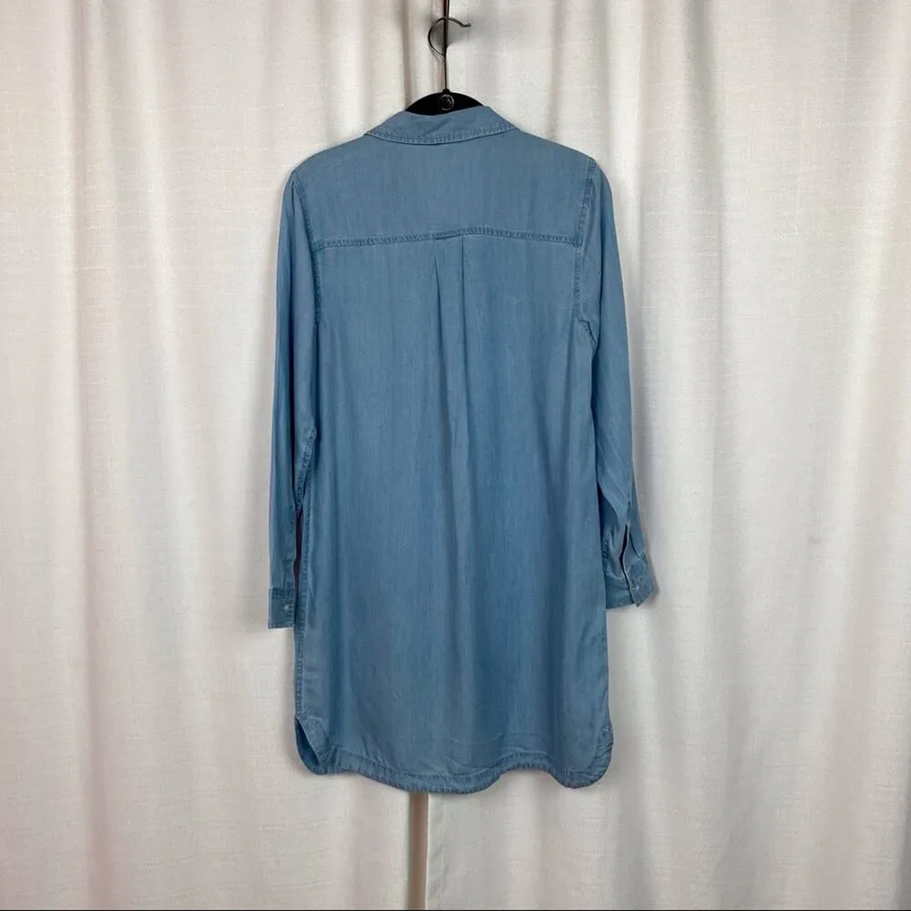 Old Navy Blue Chambray Tunic Dress Sz.S NWT - Image 8