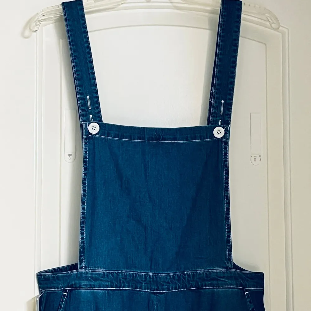 American Apparel Blue Denim Overalls New L - Image 3