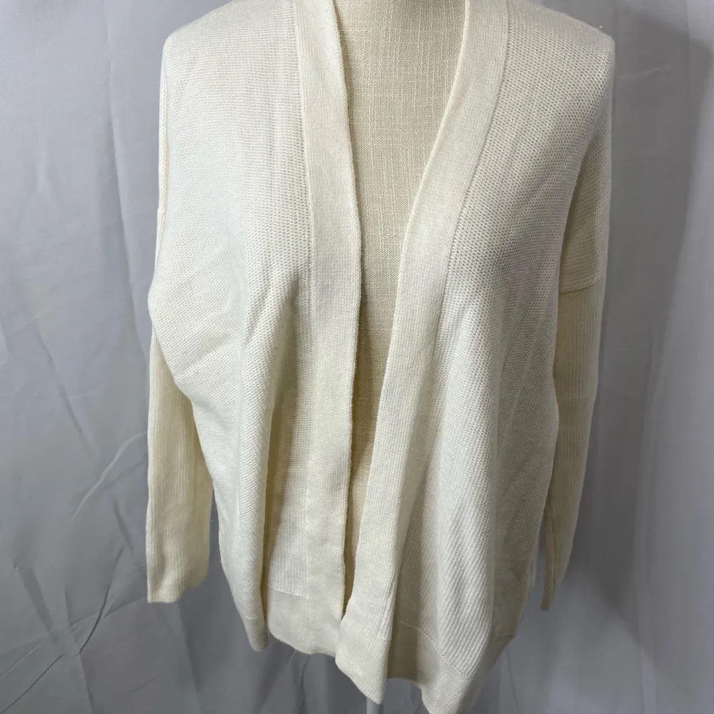 Gap oversized boyfriend cardigan medium ivory - Image 2
