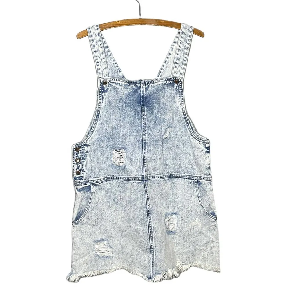 Urban Outfitters / Somedays Lovin Campfire Denim Overall Mini Dress Size Medium - Image 2