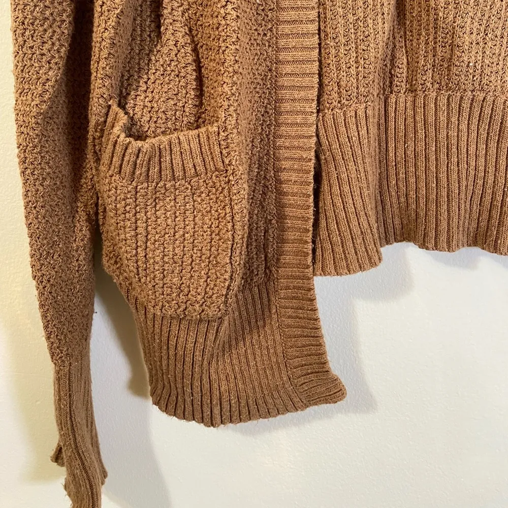 Mossimo Supply Co Size XS Brown Knot Cardigan - Image 2