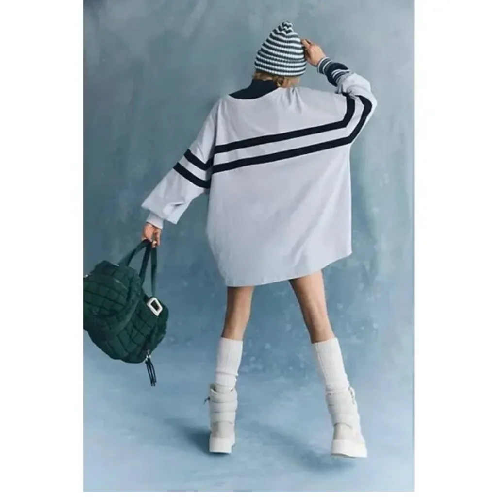 Free People  Movement | Post Up Layer Oversized Relaxed Sweatshirt Top - Image 4