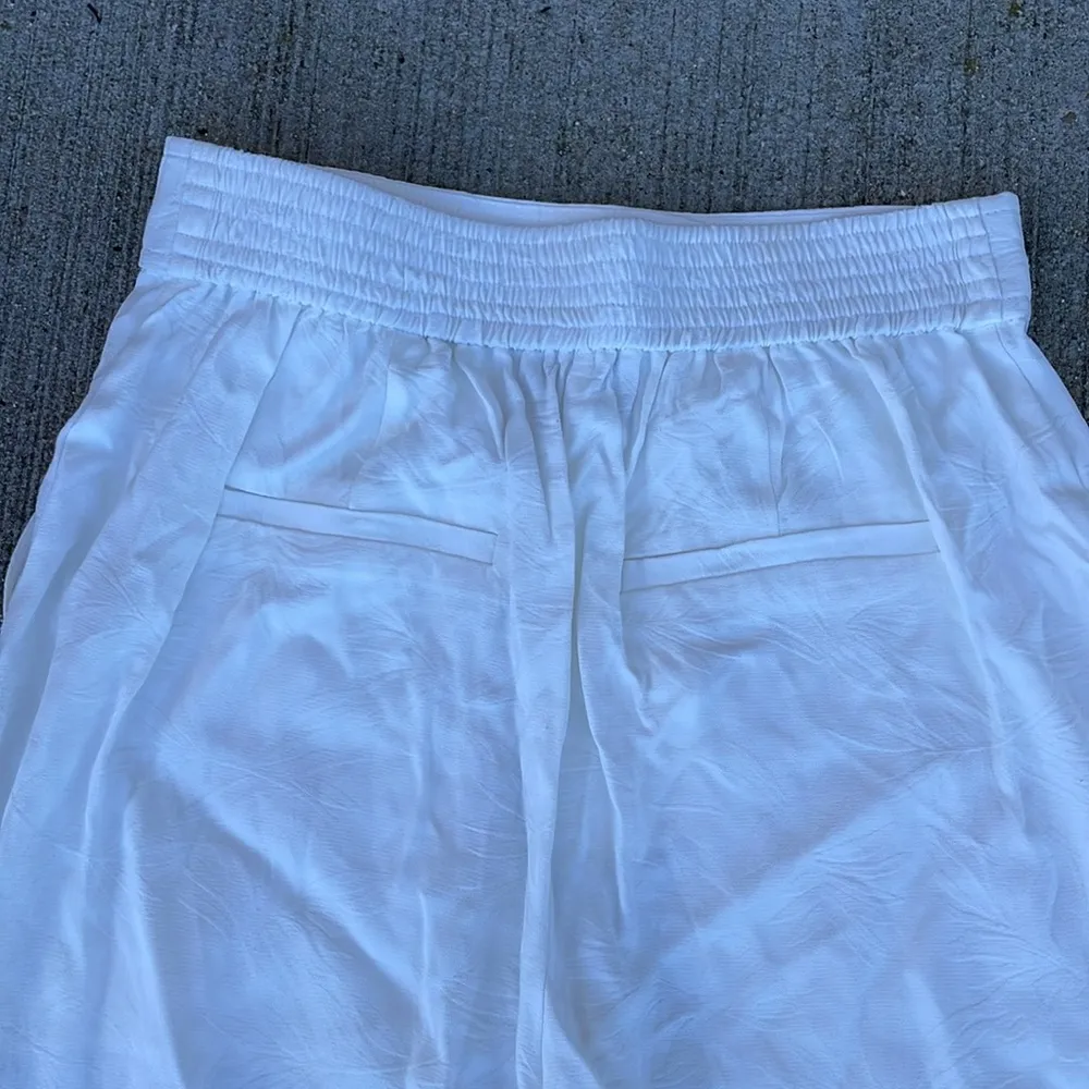 House of Harlow 1960 Tropical Palm Leaf Printed Wide Leg Pants Size S White - Image 5