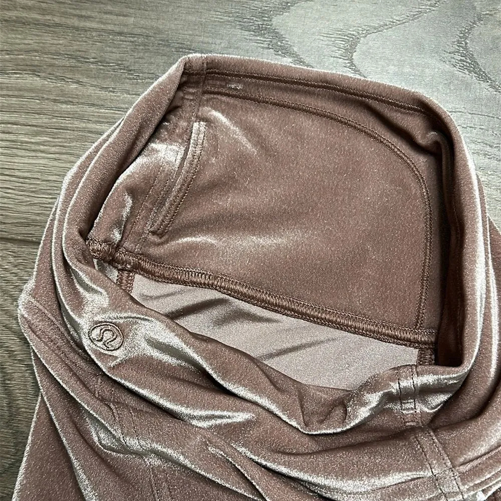 Lululemon Wunder Lounge High-Rise Tight 28" Velvet Spanish Oak‎ Leggings Size 2 - Image 10