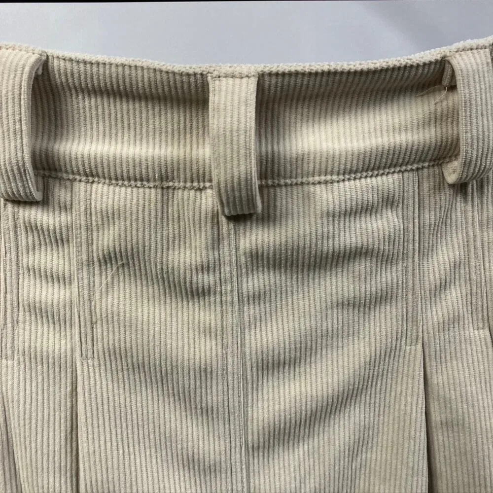 Love Riche Corduroy Pleated Mini Skirt Womens Small Preppy School Spring College - Image 7