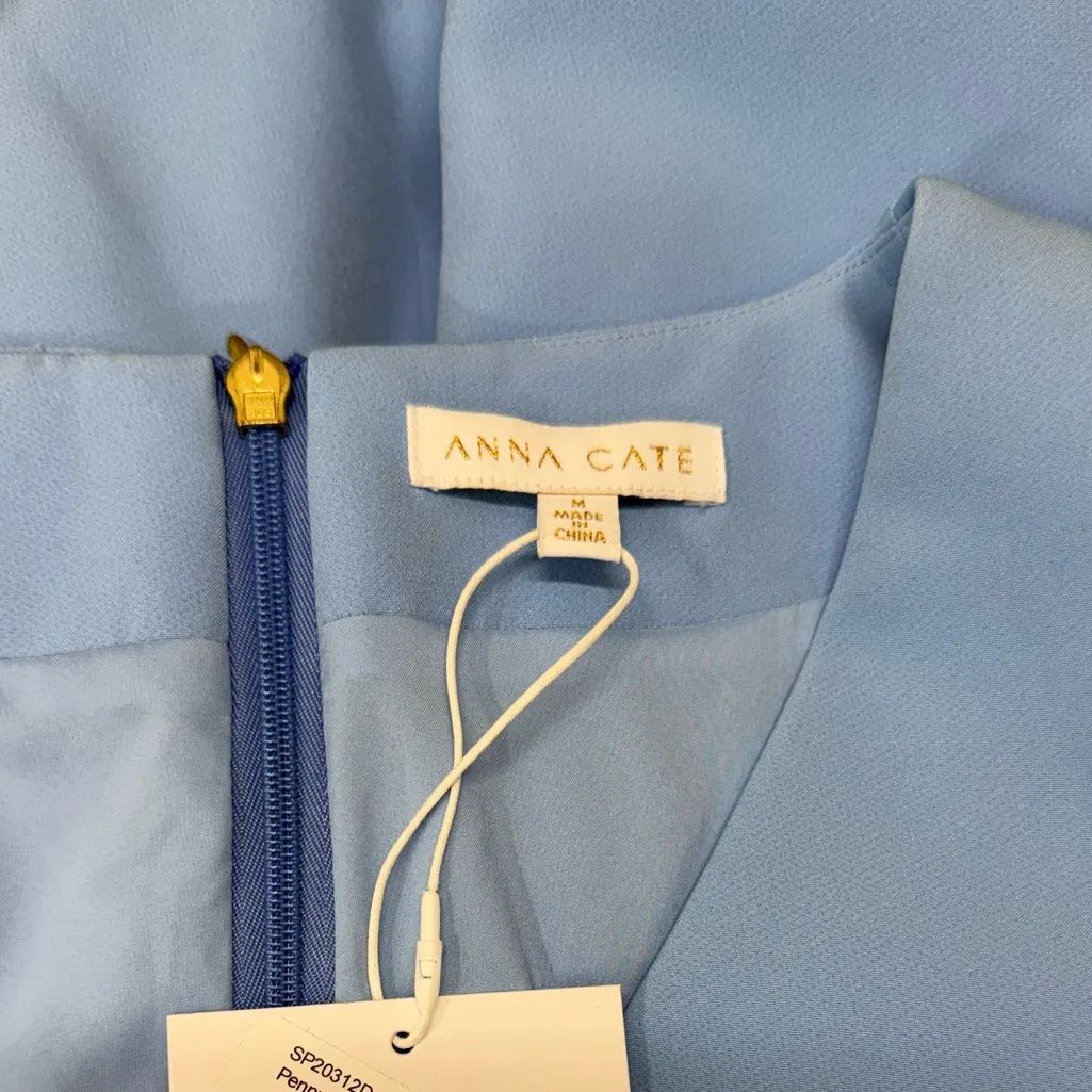 ANNA CATE bright blue shift HALEY DRESS size medium NWT - Image 4