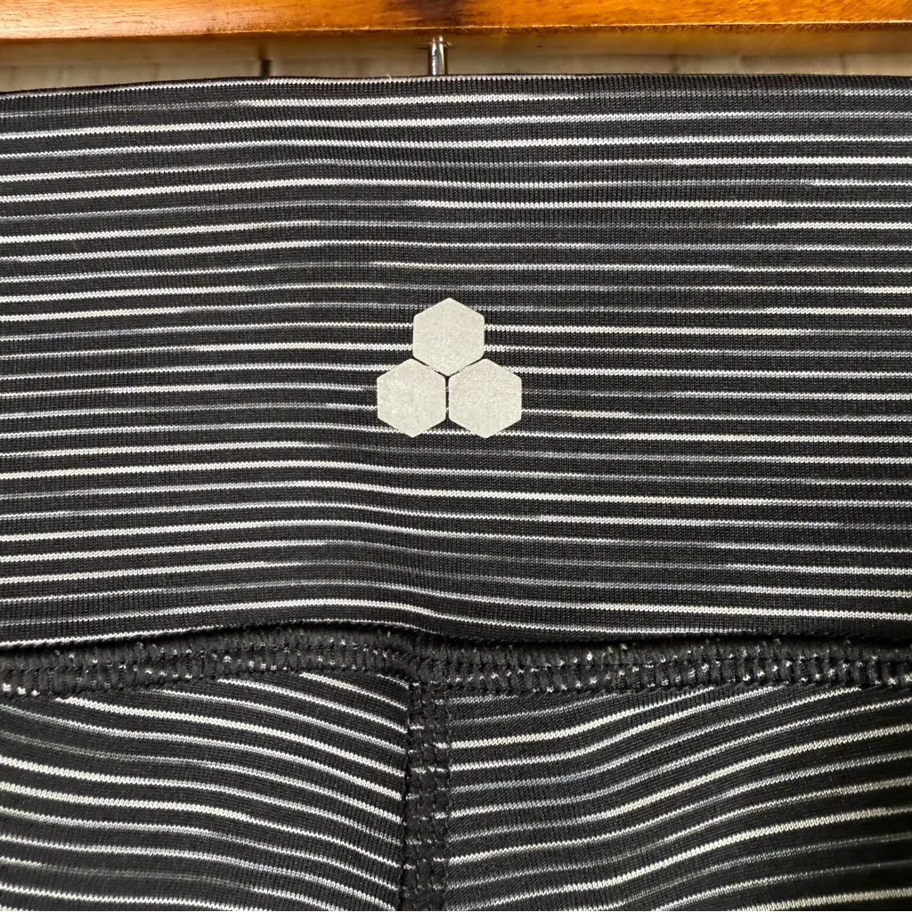 Tek Gear Workout Gear Striped Active Leggings - Image 4