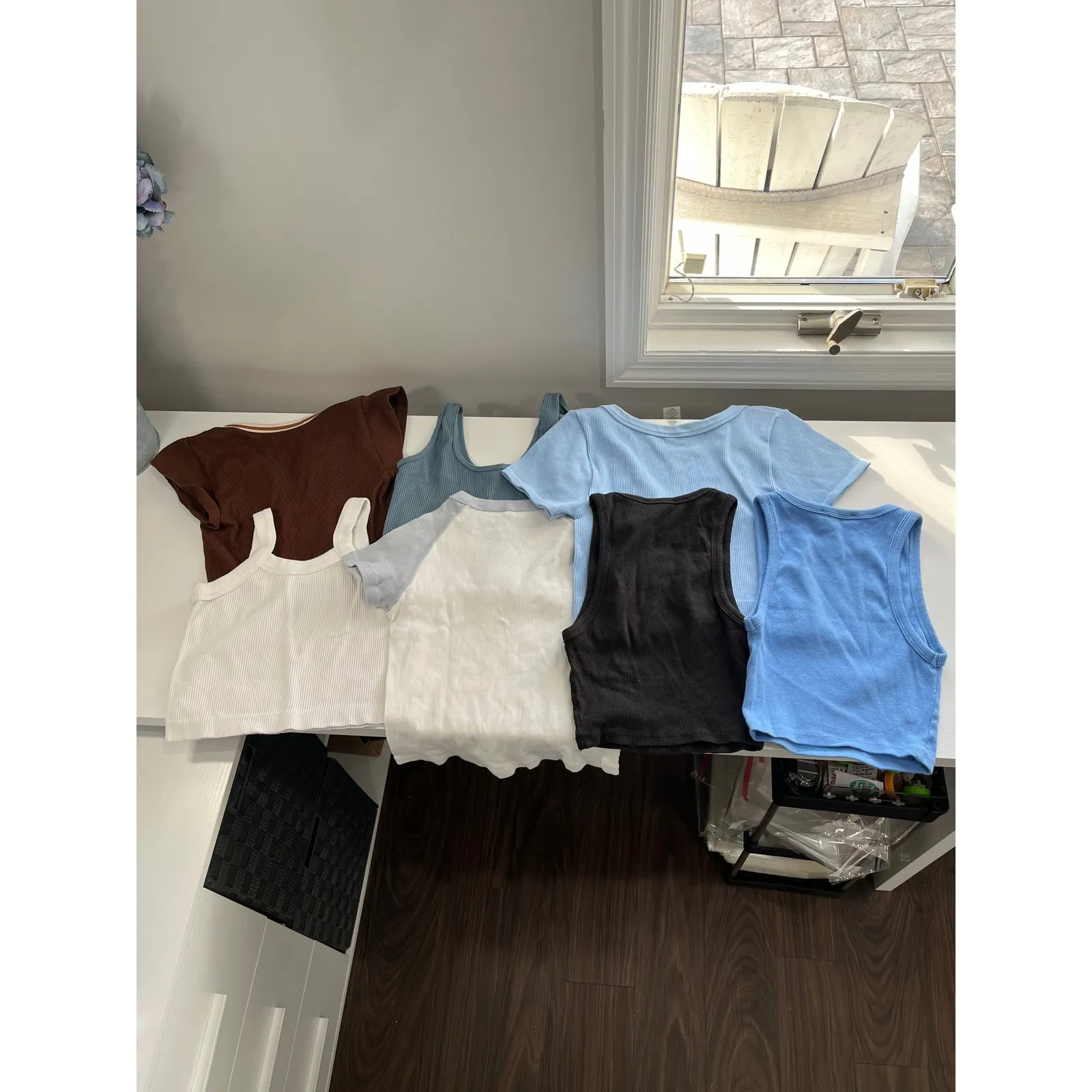 Urban Outfitters Out From Under Zara Brandy Melville Ribbed Tank crop Bundle Brown - Image 2