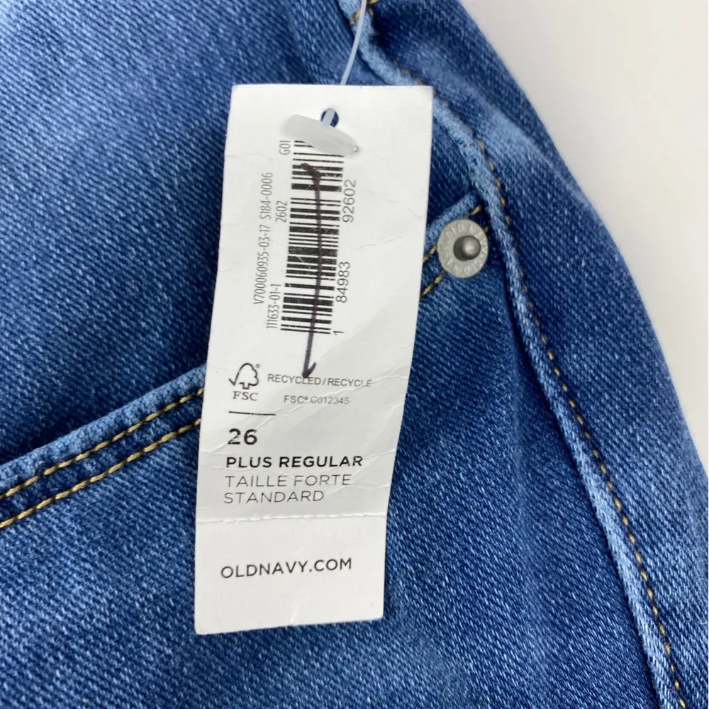 Old Navy Rockstar Hi-Rise Skinny Ankle Denim Jean NWT Size 26 - Image 4