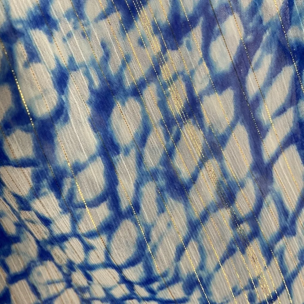 Michael KORS Sorrento Tie-Dye Dress, Chain Halter, Royal, Size XS - Image 3