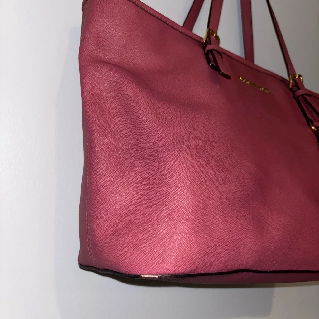 Michael Kors Rose Tote with Gold Accents - Image 5