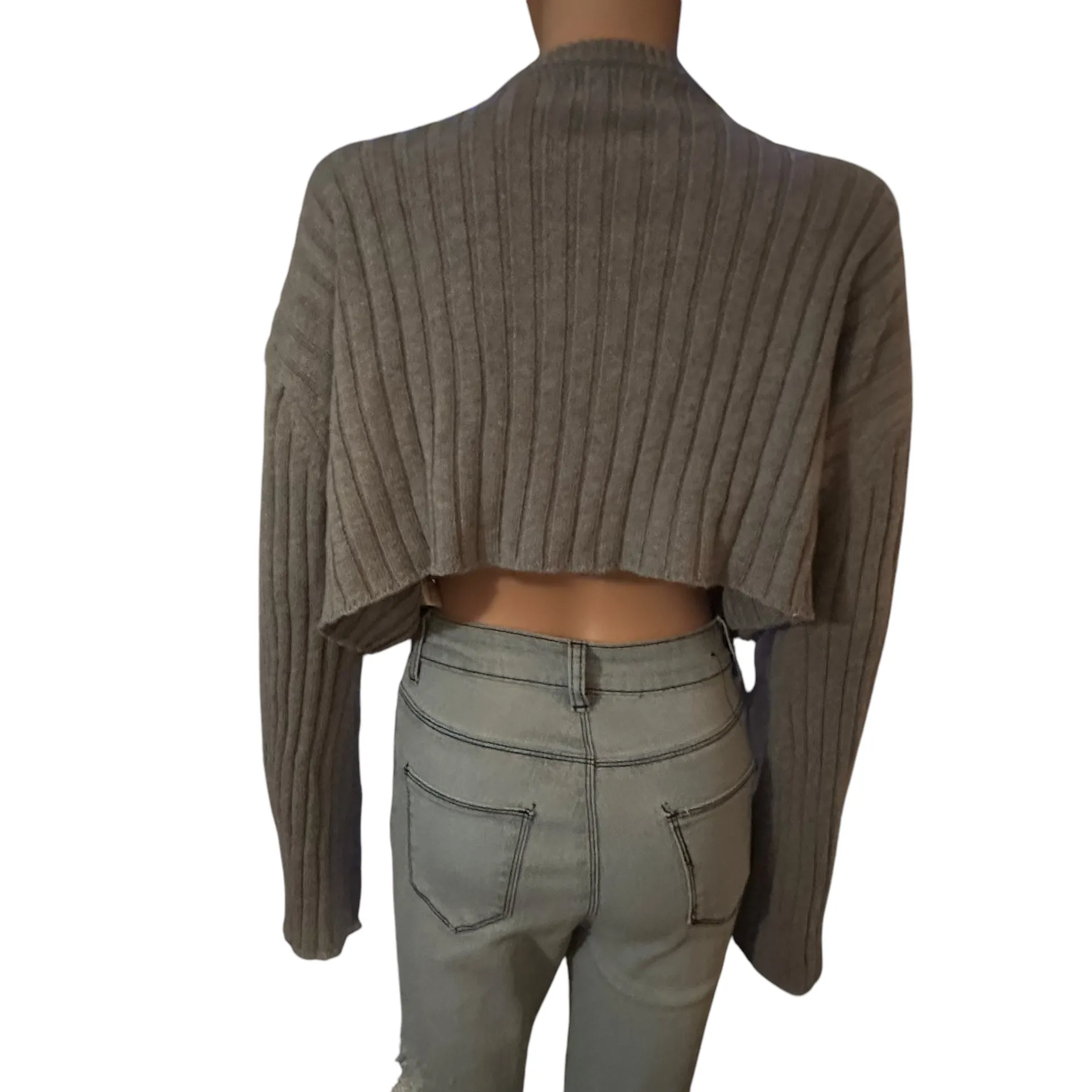 LF Seek The Label horizontal zippered cropped sweater - Image 5