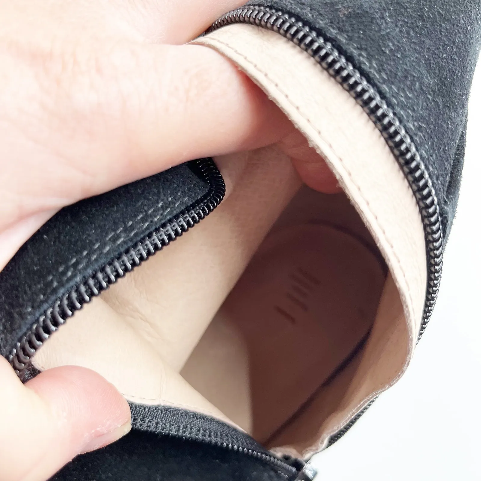 J. Jill Suede Leather Pull On Block Heel Square Toe Mid - Image 8