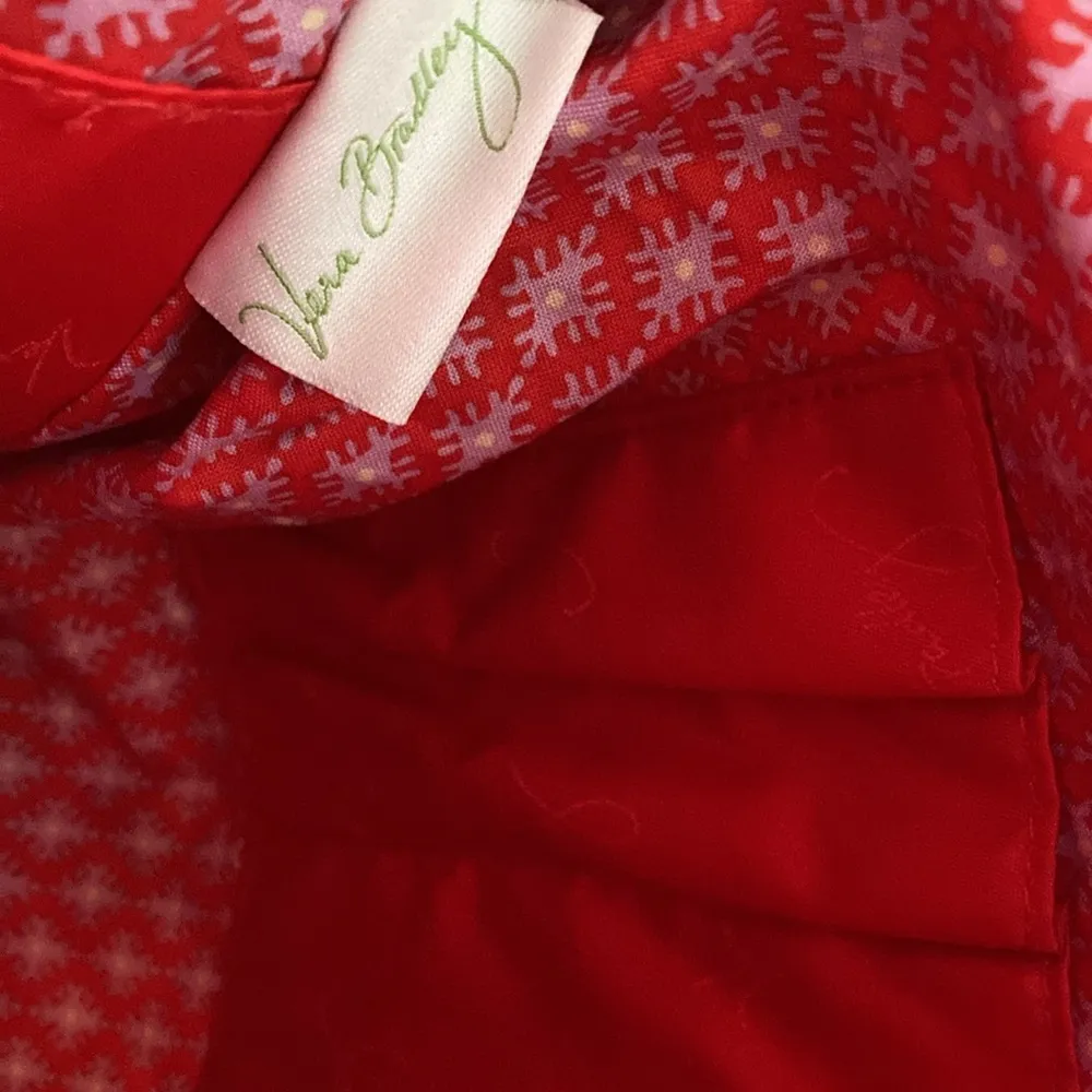 Vera Bradley Paisley Tote Bag Pink Blue Shoulder Handbag Medium Like New - Image 7