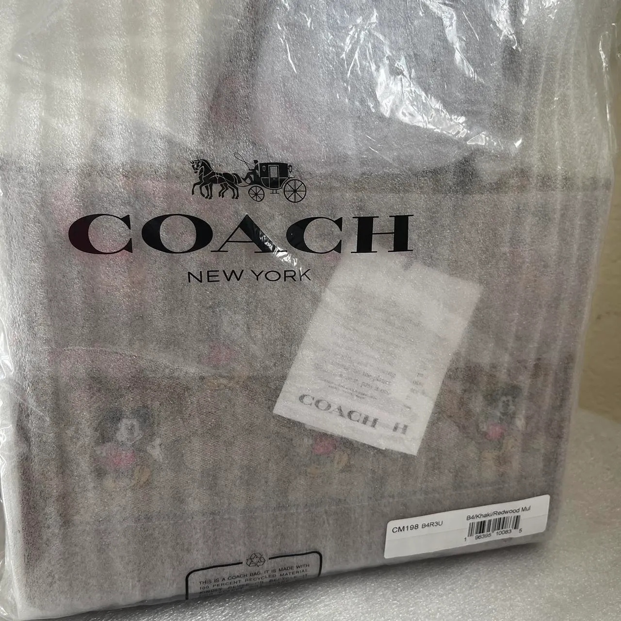 Coach Disney X Signature Jacquard Dempsey Carryall With Mickey Mouse Print - Image 7