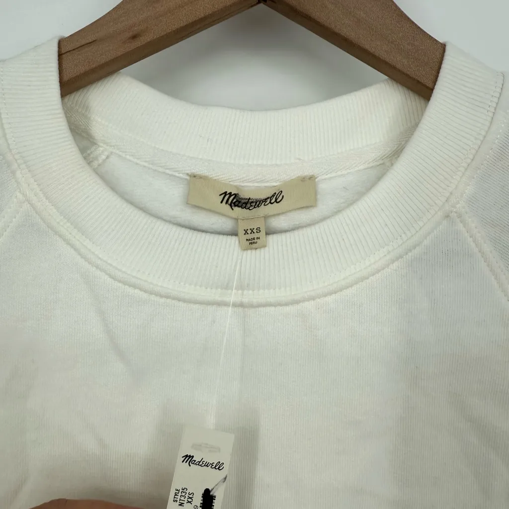 Madewell‎ Puff-Sleeve Sweatshirt Tee Size XXS - Image 4