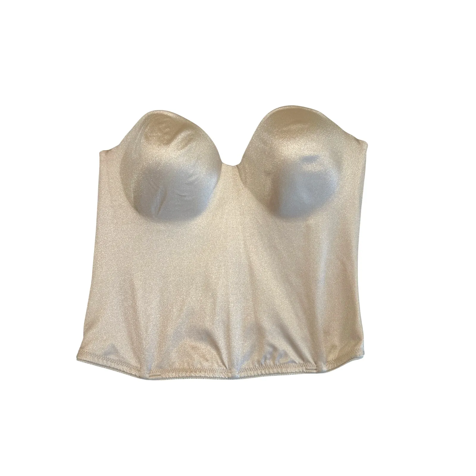 Dominique 8541 Ariel Hidden Underwire Longline Bra Size 38C Bridal *read $88 - Image 2