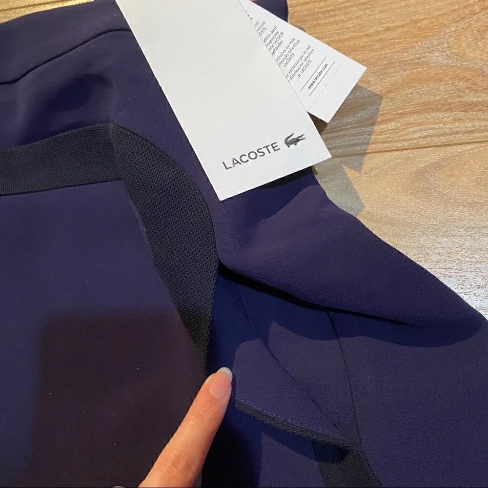 NWT Lacoste Purple & Black Color A-line Skirt - Image 6