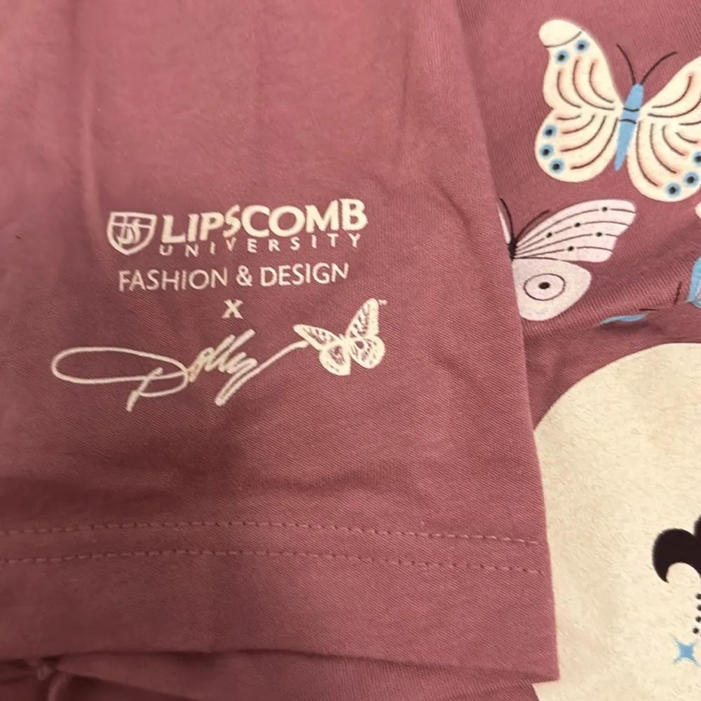 Dolly Parton Dusty Pink Tee My Life in Rhinestones Sz M Oversized Fit NWOT Size M - Image 4