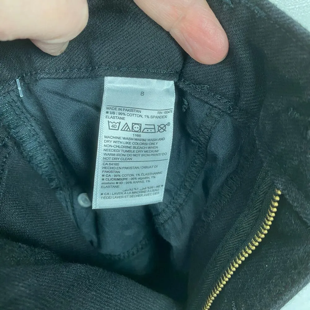 Old Navy Black Extra High Rise Flare Jeans Sz.8 NWT - Image 13