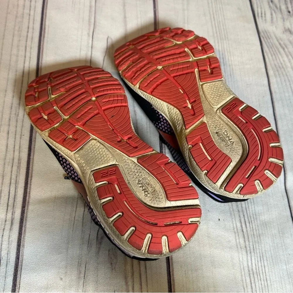 Brooks Adrenaline GTS Women Sz 8 D Black/Purple Athletic Sneaker ​​Running Shoes - Image 4