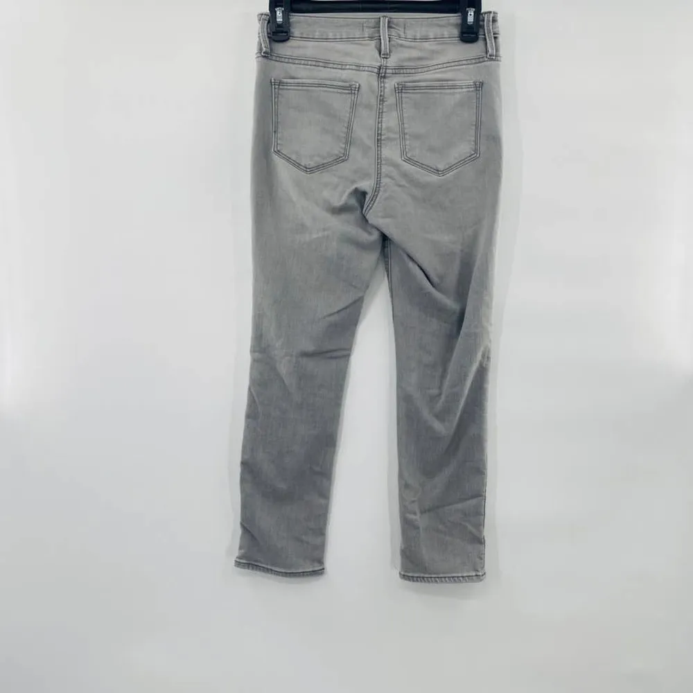 Athleta Sculptek Skinny Jeans Mid Rise Power Mesh Stretch Gray Wash Size 2 - Image 7