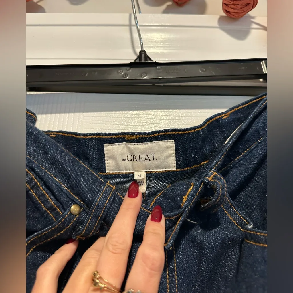 The Great. Miner Jeans Blue Size 28 - Image 4
