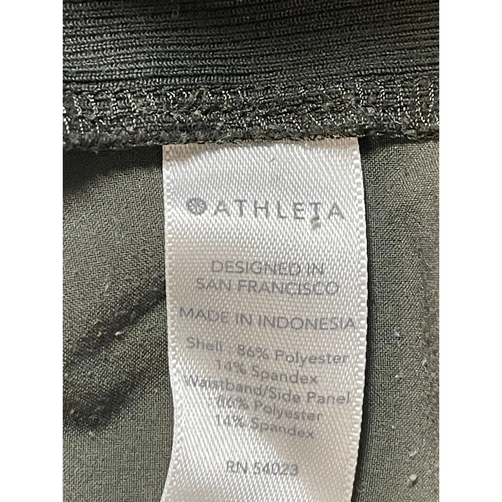 Athleta Brooklyn Ankle Women's Green High Waisted Tapered Trousers Pants Size 0 - Image 7
