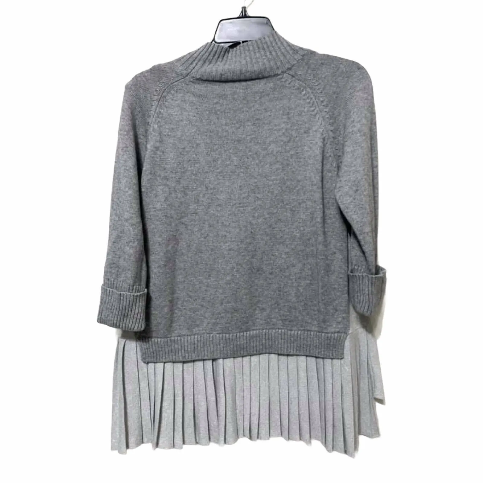Timo. Weiland Grey Pullover Layered Sweater‎ M Gray Size M - Image 4