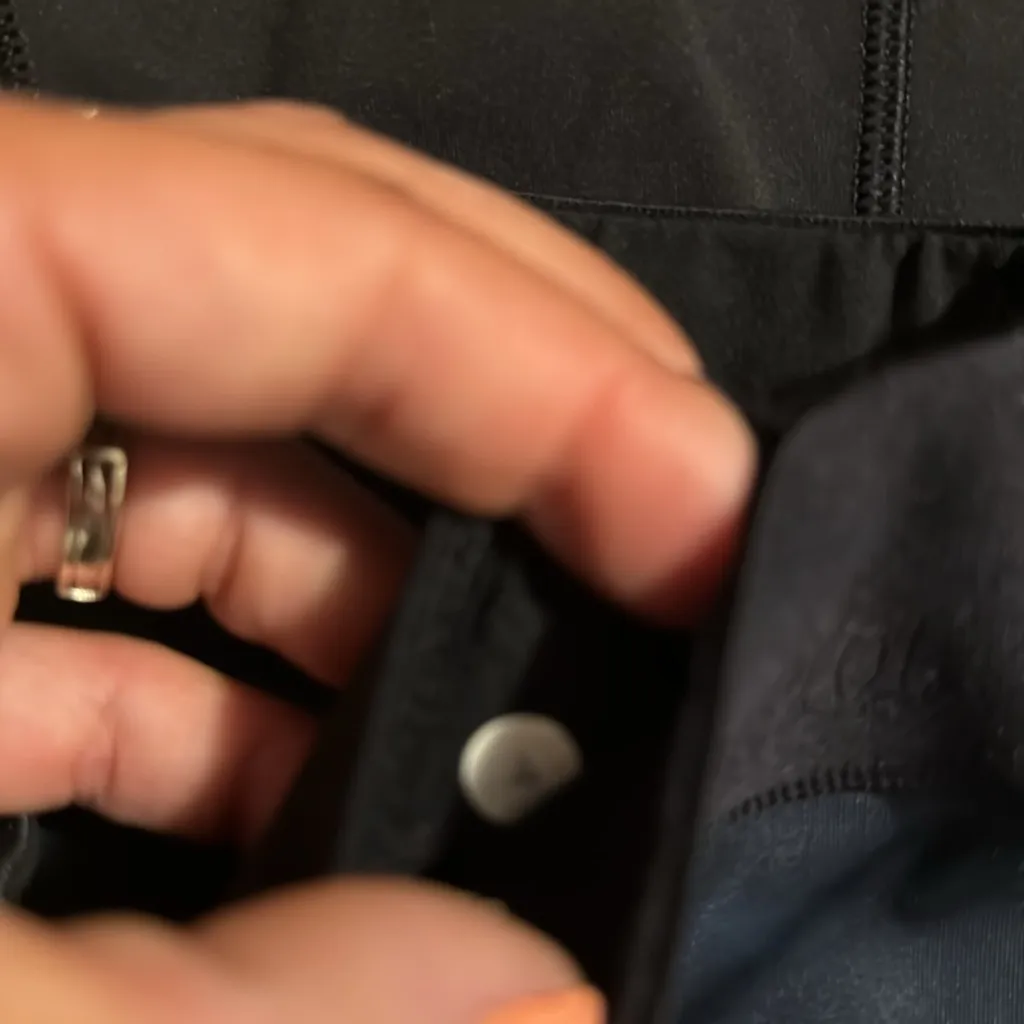 Black and Gray Camouflage Athletic Shorts - Image 2